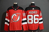 Devils 86 Jack Hughes Red Adidas Jersey,baseball caps,new era cap wholesale,wholesale hats